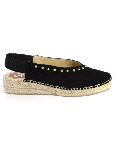 Chaussures pour Femme SALVI 132-016T ALPARGATAS DE MUJER ANTE SERRAJE NEGRO