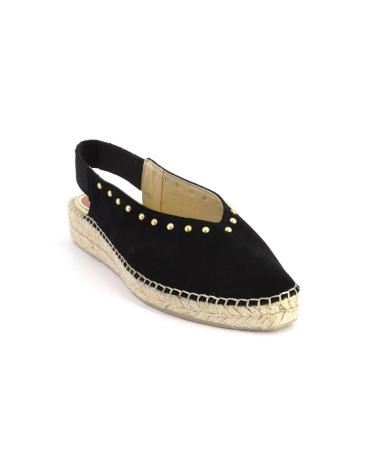 Chaussures pour Femme SALVI 132-016T ALPARGATAS DE MUJER ANTE SERRAJE NEGRO