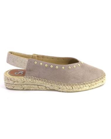 Chaussures pour Femme SALVI 132-016T ALPARGATAS DE MUJER ANTE SERRAJE PIEDRA