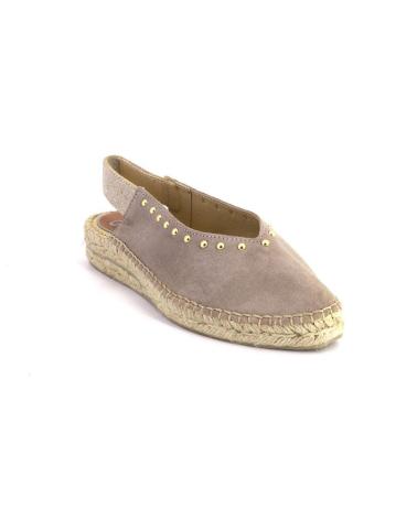 Sapatos de Mulher SALVI 132-016T ALPARGATAS DE MUJER ANTE SERRAJE PIEDRA