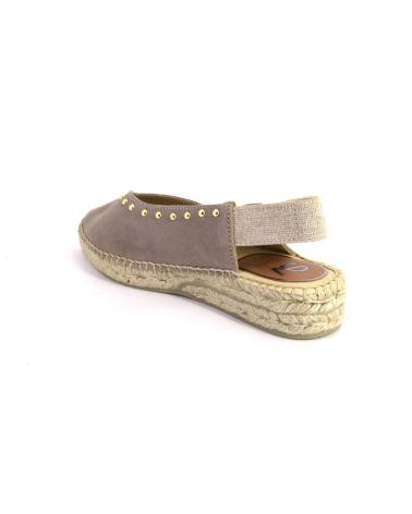 Sapatos de Mulher SALVI 132-016T ALPARGATAS DE MUJER ANTE SERRAJE PIEDRA