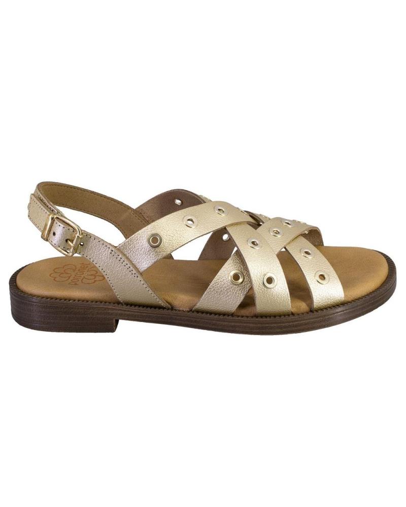 Sandalen für Damen PORRONET 3125 SANDALIAS DE MUJER PIEL ORO
