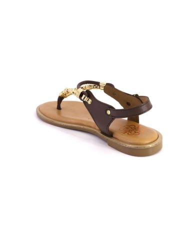 Sandalen für Damen PORRONET 3112 SANDALIAS DE MUJER PIEL MARRON