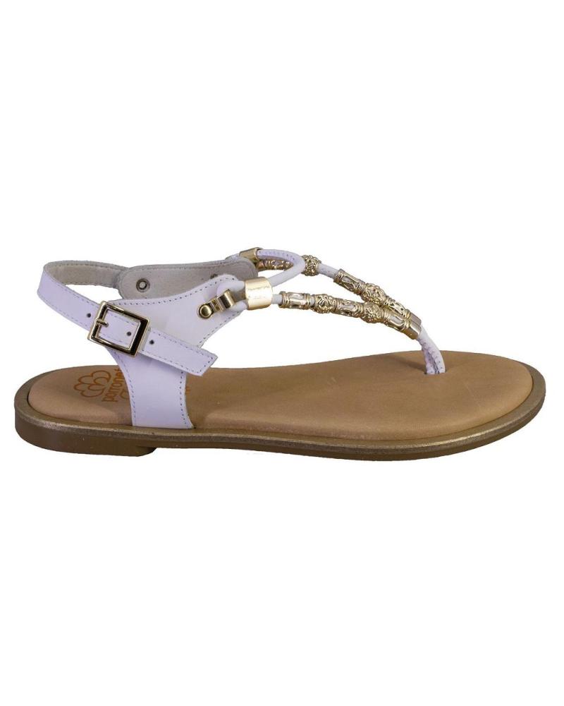 Sandalen für Damen PORRONET 3112 SANDALIAS DE MUJER PIEL BLANCO