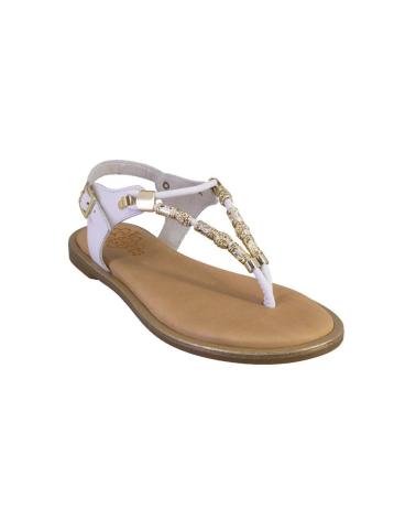 Sandalen für Damen PORRONET 3112 SANDALIAS DE MUJER PIEL BLANCO