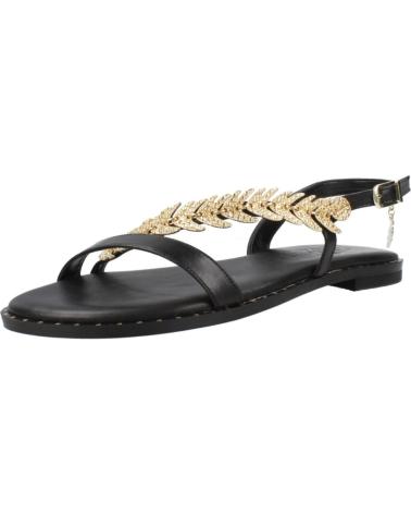 CARYATIS SANDALIAS PLANAS CON CADENA DECORATIVA MODELO 622609C BLCKGLD