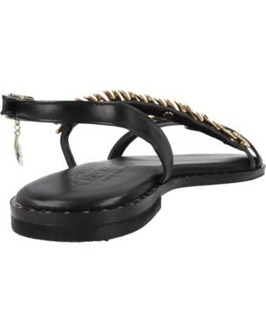 CARYATIS SANDALIAS PLANAS CON CADENA DECORATIVA MODELO 622609C BLCKGLD