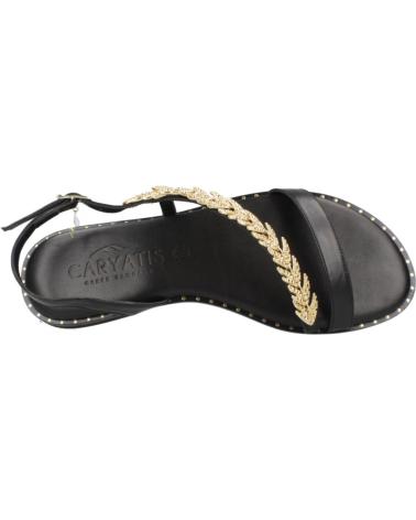 CARYATIS SANDALIAS PLANAS CON CADENA DECORATIVA MODELO 622609C BLCKGLD