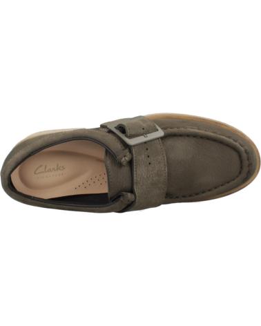 MOCASSINI CLARKS LINO SO MONK VERDE DRKGRN DRKGRN