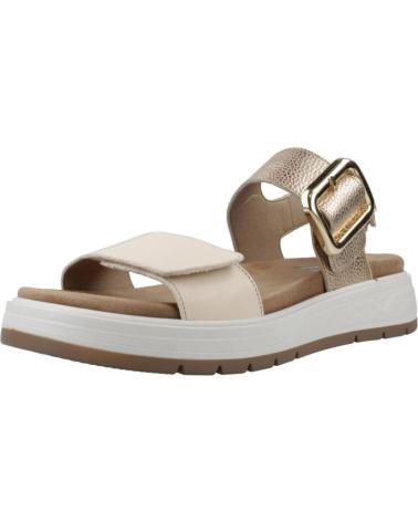 FLUCHOS SANDALIAS MUJER MODELO F2166 COLOR ORO PLATINO