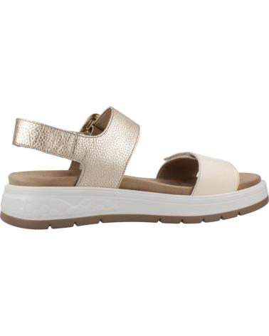 FLUCHOS SANDALIAS MUJER MODELO F2166 COLOR ORO PLATINO