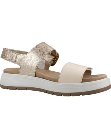 FLUCHOS SANDALIAS MUJER MODELO F2166 COLOR ORO PLATINO