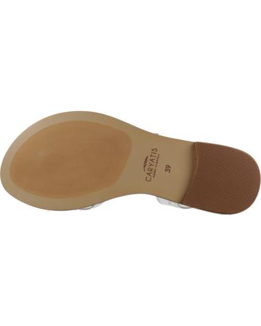 CARYATIS SANDALIAS CARYATIS 621606C DE DEDO CON TIRA AJUSTABLE SILVER