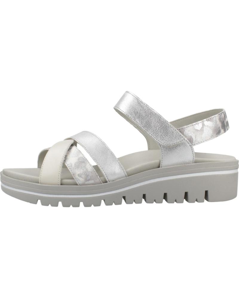 Sandales pour Femme PIESANTO SANDALIAS MUJER MODELO 25078405P COLOR PLATA HIEOPRLA