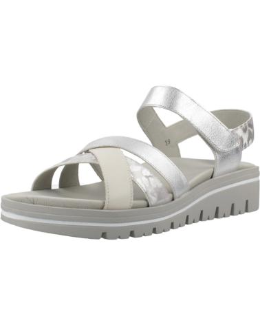 Sandales pour Femme PIESANTO SANDALIAS MUJER MODELO 25078405P COLOR PLATA HIEOPRLA