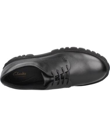 SCARPE CLARKS BLUCHER PAGE WALK NERE BLACK