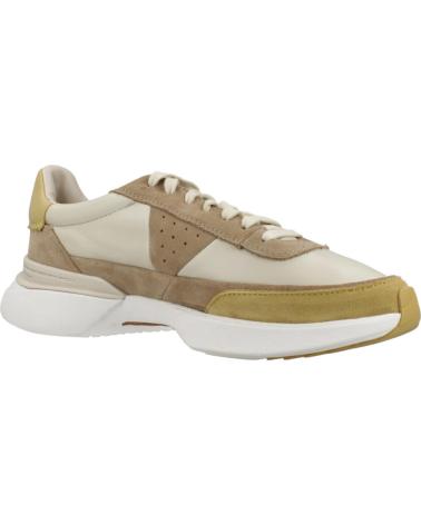 CLARKS CRAFT PACE MEN'S BEIGE BROWN SNEAKERS OAKWOOD