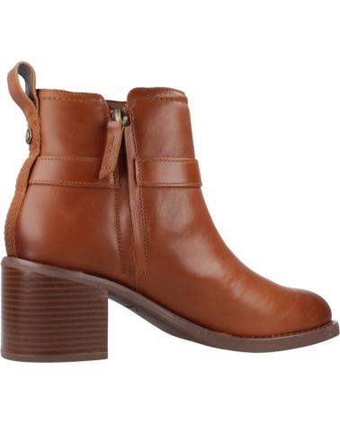 STIVALETTI CLARKS CHAMBERLY TRIM IN PELLE MARRONE MIDTAN MIDTAN