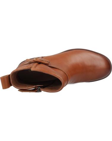 STIVALETTI CLARKS CHAMBERLY TRIM IN PELLE MARRONE MIDTAN MIDTAN