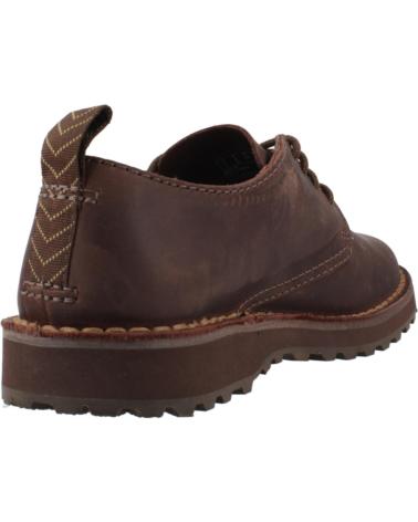 SAPATOS CLARKS SOLSBURY LACE EM COURO MARROM ESCURO DRKBRWN PARA HOMEM DRKBRWN