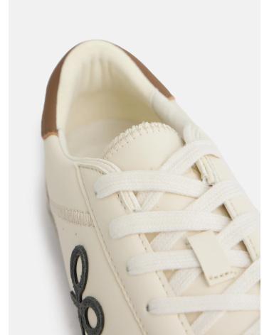 Deportivas de Hombre SILBON ZAPATILLA DESGASTADA BLANCA BLANCO