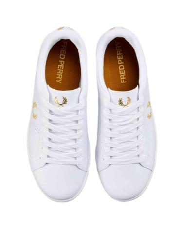 Deportivas de Mujer y Hombre FRED PERRY ZAPATILLA B6312 BLANCO