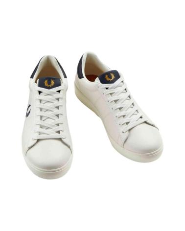 Deportivas-De-Hombre-FRED-PERRY-ZAPATILLAS-HOMBRE-SPENCER-B4334-BLANCO