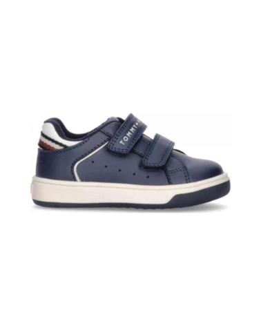 TOMMY HILFIGER KLETTVERSCHLUSS-SNEAKER T1B9-330951355A MARINEBLAU MULTICOLOR
