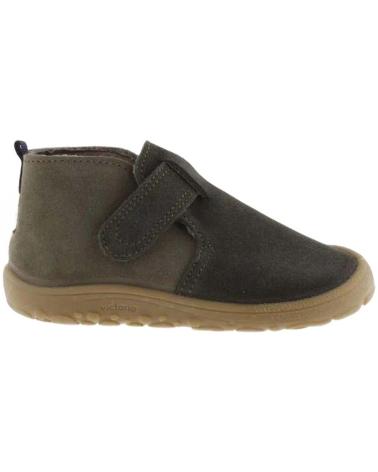 girl and boy Mid boots VICTORIA BOSCO BAREFOOT BOTIN SERRAJE 1370102 KAKI