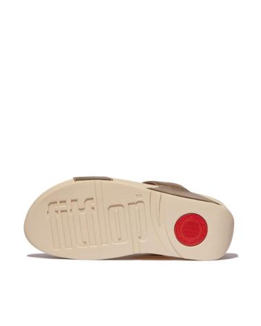 Sandálias de Mulher FITFLOP LULU LEATHER SLIDES PLATINO