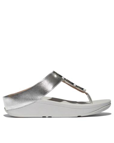 Sandálias de Mulher FITFLOP FINO RESIN-HOOP TOE-POST PLATA