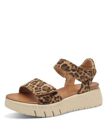 Sandalias de Mujer TAMARIS 88720 PIEL LEOPARD BEIG