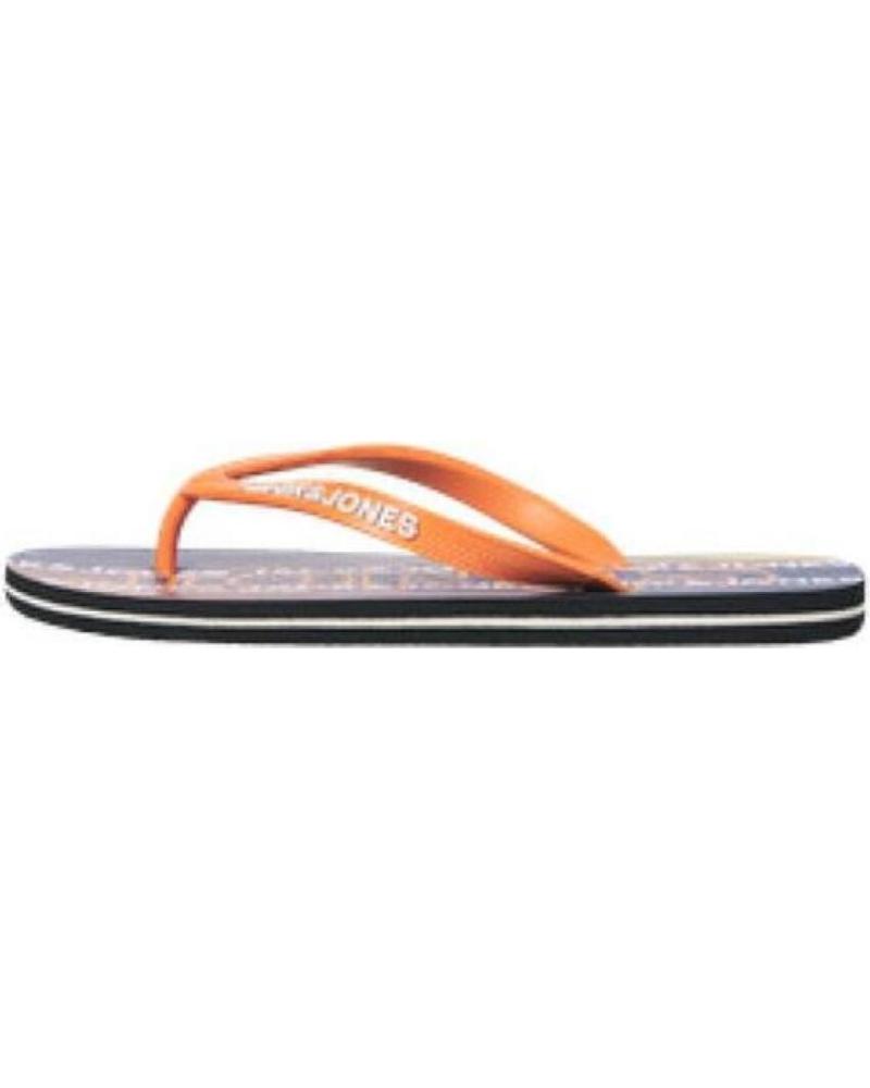 Tongs pour Homme JACK AND JONES CHANCLA JACK JONES JFWLOGO 2 0 FLIP FLOP 122512259 N NARANJA