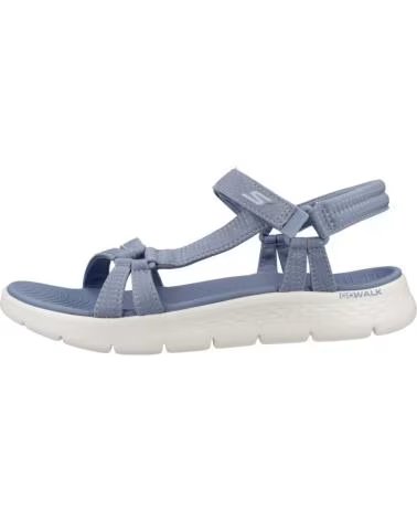 SKECHERS SANDALIAS 141451BLU EN AZUL PARA MUJER BLUE TEXTILE