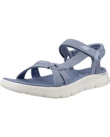 SKECHERS SANDALIAS 141451BLU EN AZUL PARA MUJER BLUE TEXTILE