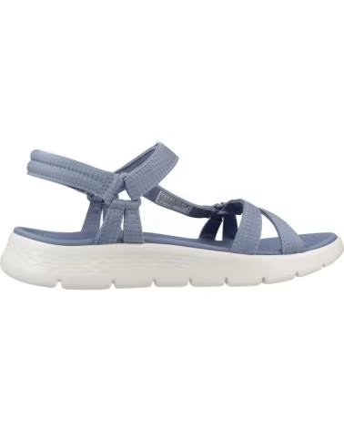 SKECHERS SANDALIAS 141451BLU EN AZUL PARA MUJER BLUE TEXTILE
