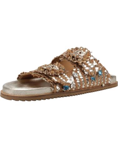 Sandálias-De-Mujer-BEFREE-SANDALIAS-MUJER-MODELO-MIRROR-4032-COLOR-MARRON-PLATINO