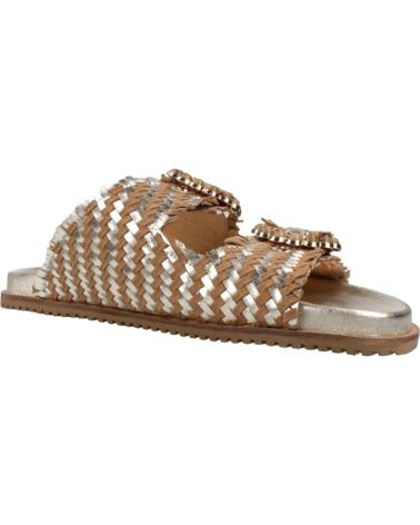 Sandálias-De-Mujer-BEFREE-SANDALIAS-MUJER-MODELO-MIRROR-4032-COLOR-MARRON-PLATINO