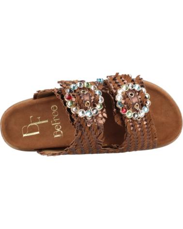 Sandalias de Mujer BEFREE SANDALIAS MUJER MODELO MIRROR 4032 COLOR MARRON CAMEL