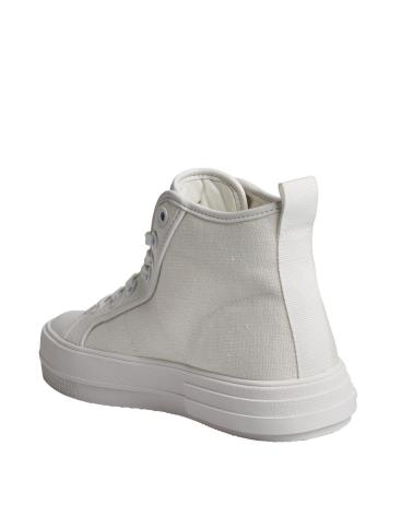 Sportif pour Femme MICHAEL KORS SNEAKERS ALTAS EVY DE LONA 43R4EYFS4D PARA MUJER BLANCO