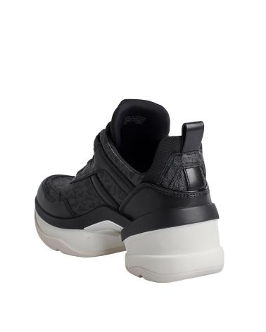 Sportif pour Femme MICHAEL KORS SNEAKERS OLYMPIA DE PIEL 43F3OLFS1B PARA MUJER NEGRO