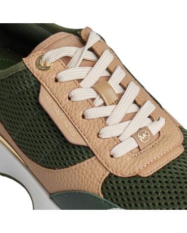 Sportivo per Donna MICHAEL KORS SNEAKERS FLYNN DE MALLA Y PIEL 43F3FYFS1D PARA MUJER VERDE-MARRóN