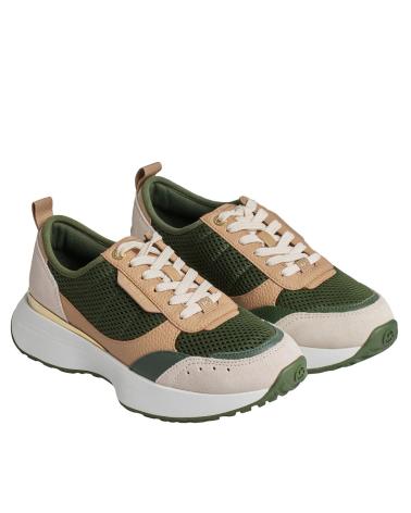 Sportivo per Donna MICHAEL KORS SNEAKERS FLYNN DE MALLA Y PIEL 43F3FYFS1D PARA MUJER VERDE-MARRóN