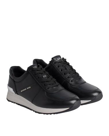 Sportif pour Femme MICHAEL KORS SNEAKERS ALLIE DE PIEL 43R5ALFP3L PARA MUJER NEGRO