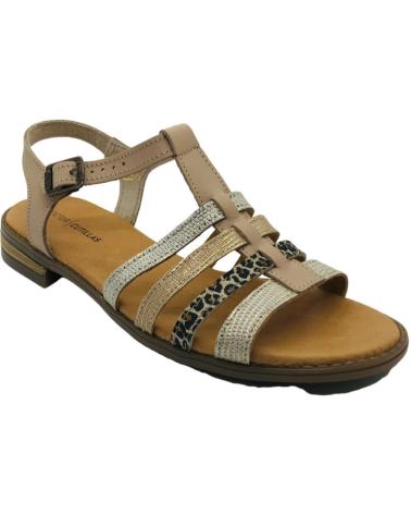 Sandali per Donna D`CUTILLAS SANDALIA PLANA PIEL MUJER DOCTOR CUTILLAS 37054 PLATINO