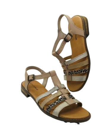 Sandali per Donna D`CUTILLAS SANDALIA PLANA PIEL MUJER DOCTOR CUTILLAS 37054 PLATINO