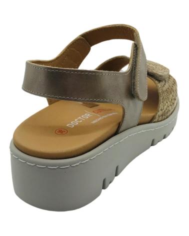 Sandalen für Damen D`CUTILLAS SANDALIA PIEL MUJER DOCTOR CUTILLAS 36139 CAMEL