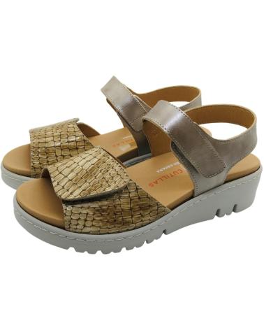 Sandalen für Damen D`CUTILLAS SANDALIA PIEL MUJER DOCTOR CUTILLAS 36139 CAMEL