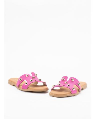 Sandalen-De-Mujer-KESLEM-SANDALIA-MUJER-2029B-EN-PIEL-FUCSIA