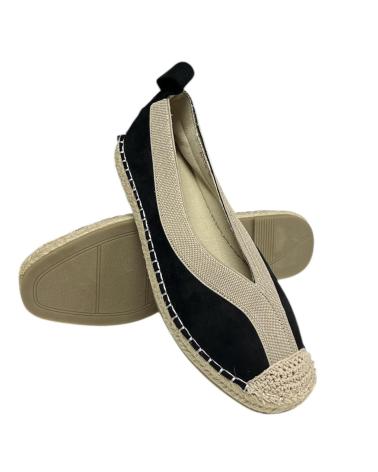 Bailarinas-De-Mujer-CALZADOMANIA-ESPARTO-TIRA-CON-CUERDAS-NEGRO